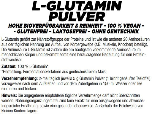 mysupps glutamine 1000g