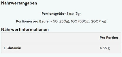 myprotein glutamin 1000g