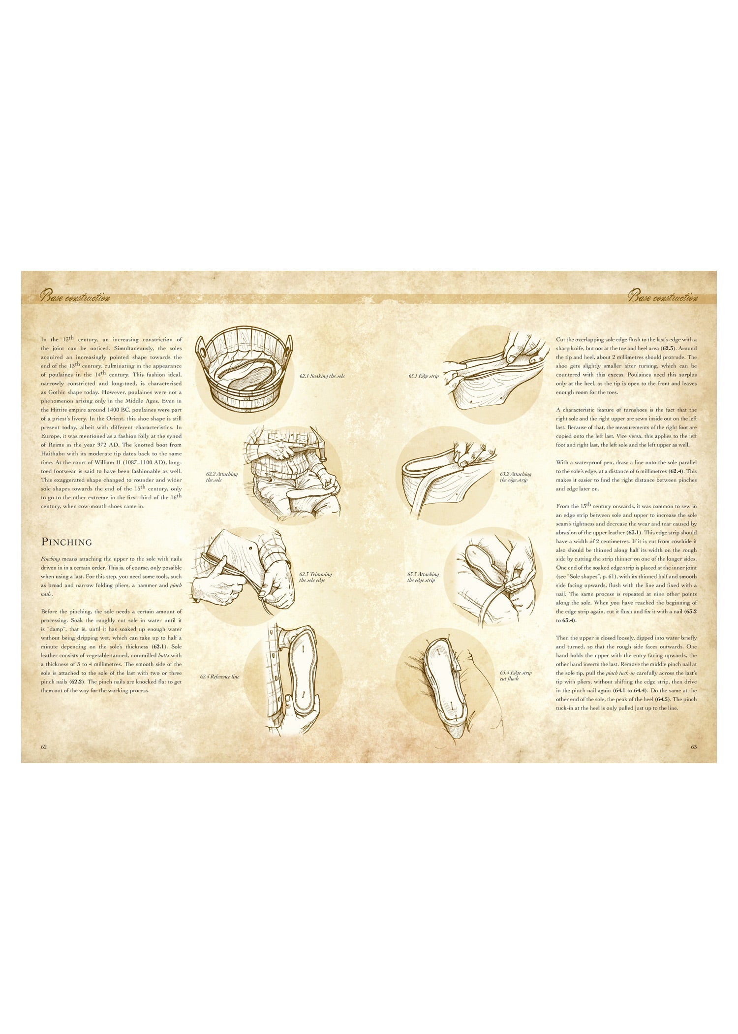 make your own medieval clothing shoes of the high and late middle ages