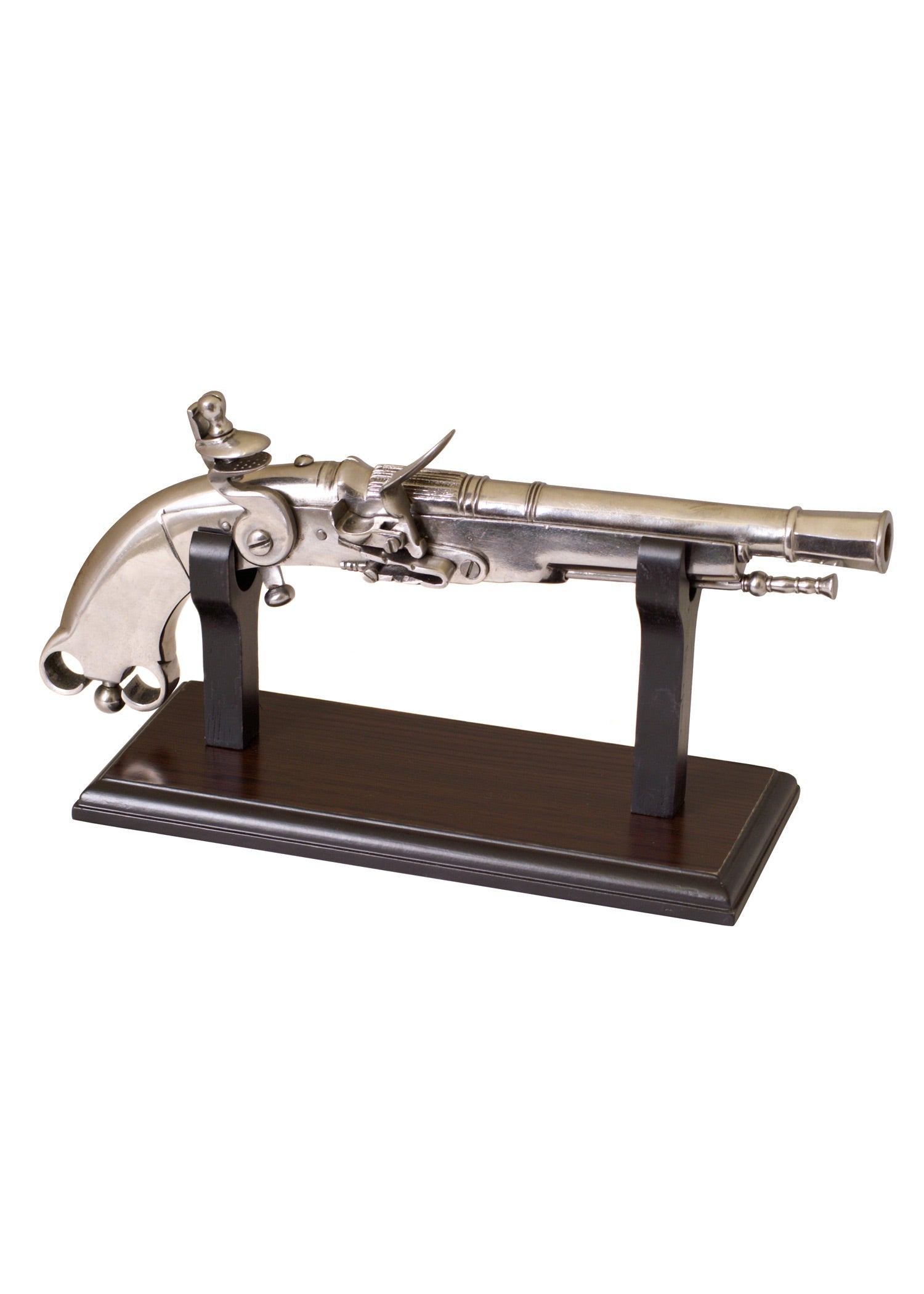 Edler Pistolenständer aus Echtholz (25x11 cm)