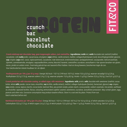Fit Co Crunch Bar 10x55g Creamy Caramel