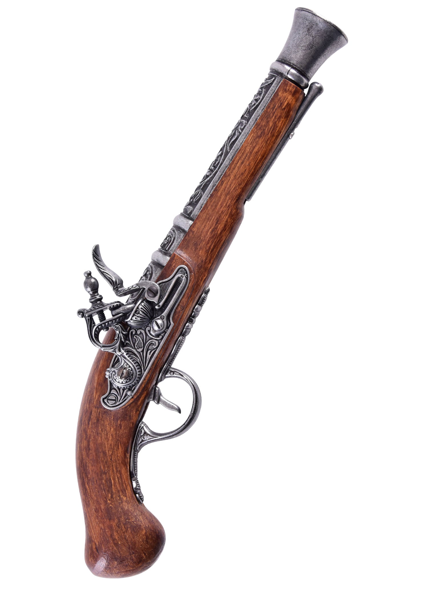 Authentische Piraten Steinschlosspistole 18. Jhd. Replik