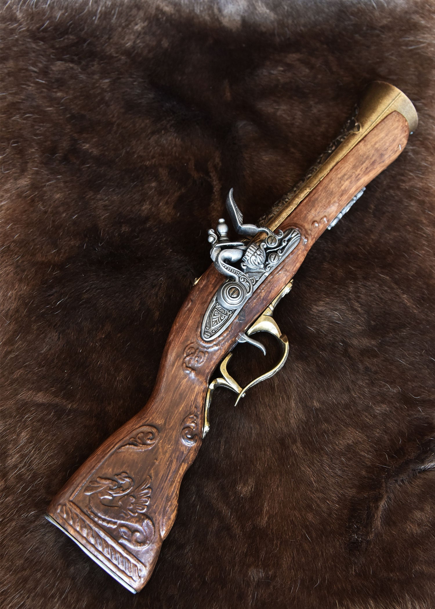 blunderbuss steinschlosspistole 18 jahrhundert replik versch ausfuehrungen