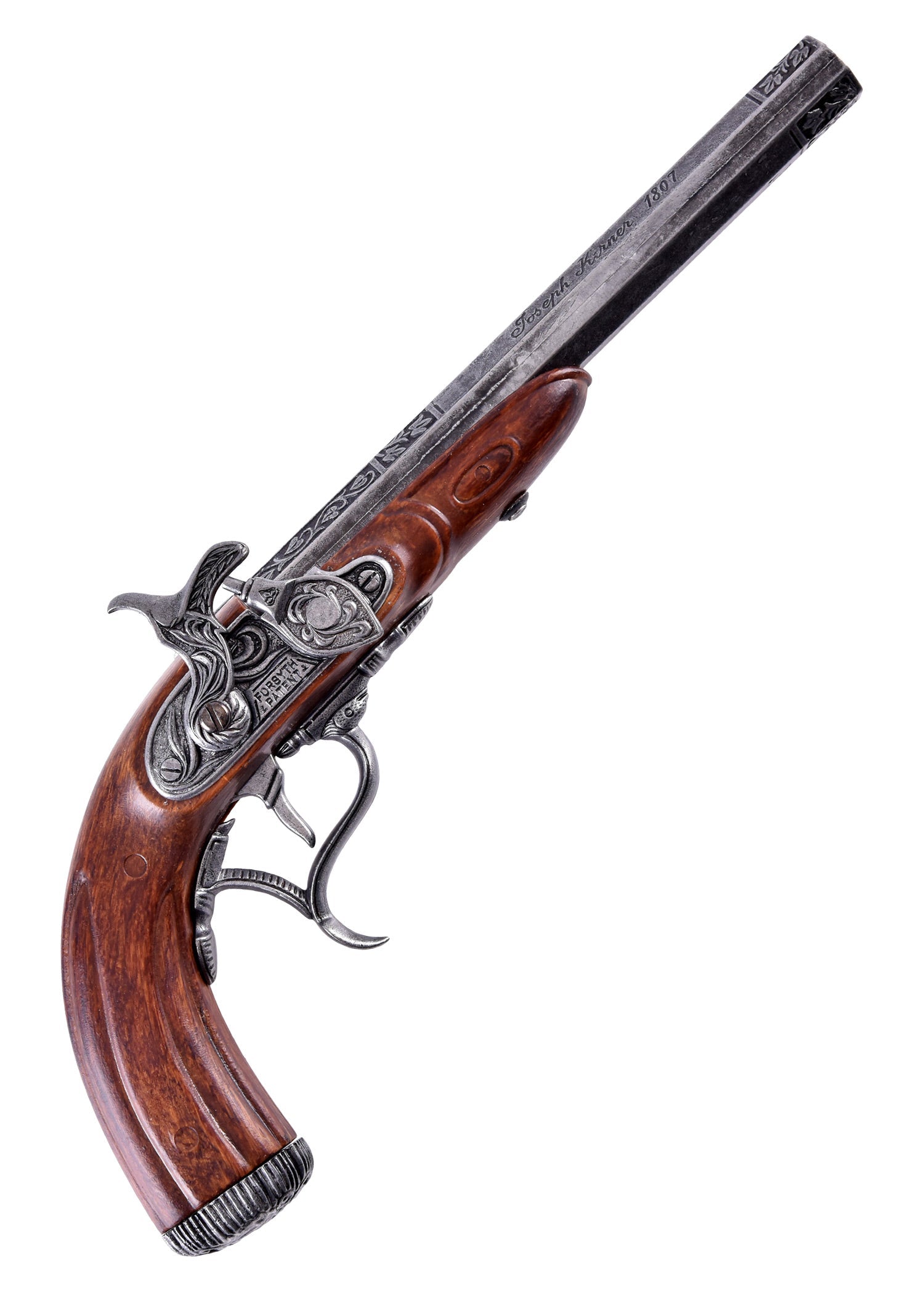 Joseph Kirner 1807 Perkussionspistole   Edle Replik