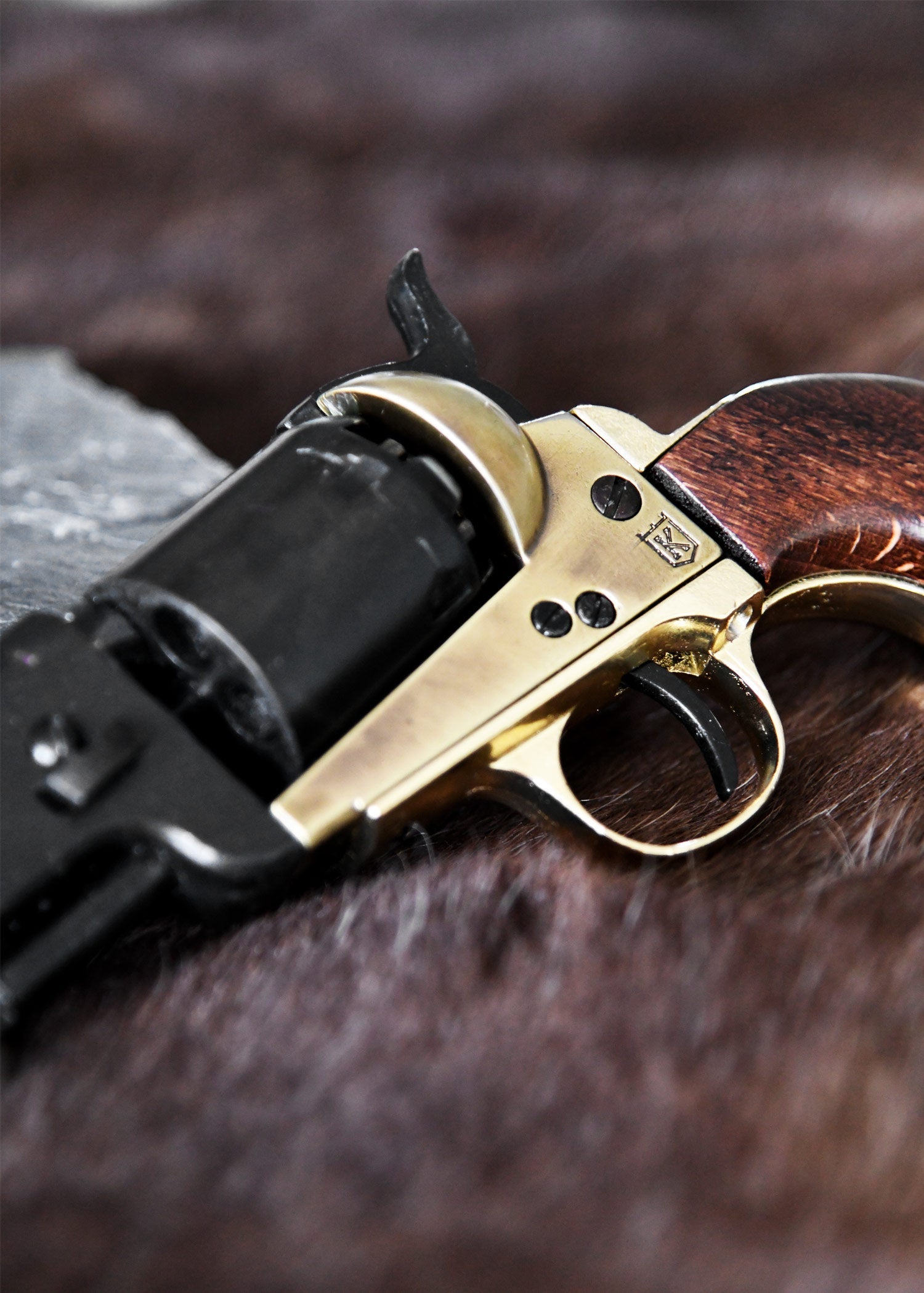 Colt Navy 1851 Replik   Messing &amp; Schwarz