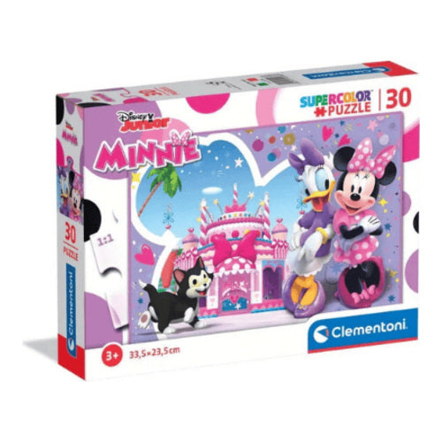 30 teile puzzle supercolor disney minnie mouse