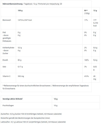 biotech marine collagen 240g gruener tee zitrone gruener tee zitrone
