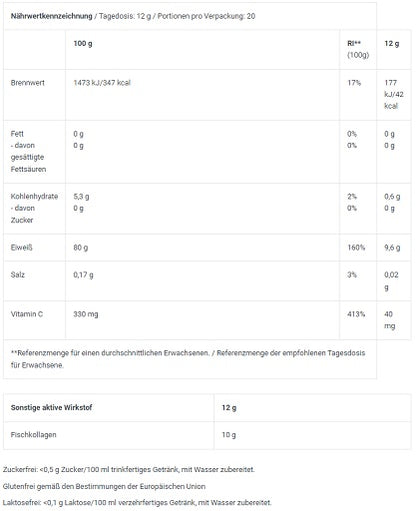 biotech marine collagen 240g gruener tee zitrone gruener tee zitrone