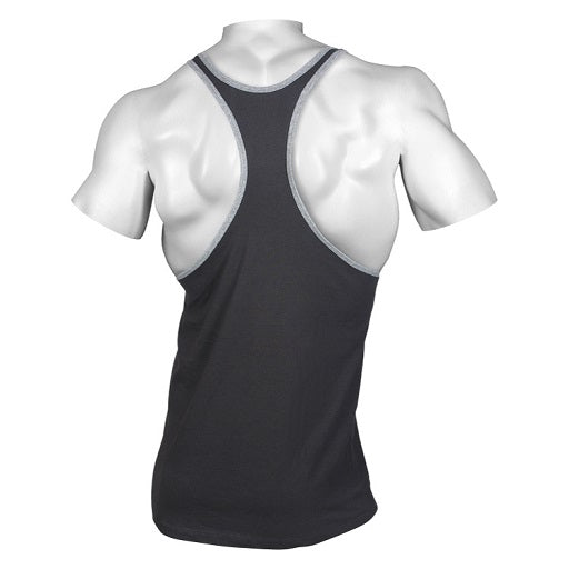 Golds Gym GGVST004 Contrast Stringer schwarzgrey L