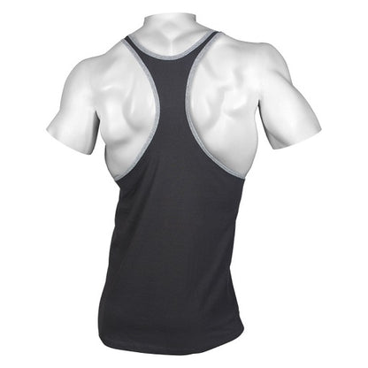 Golds Gym GGVST004 Contrast Stringer schwarzgrey L