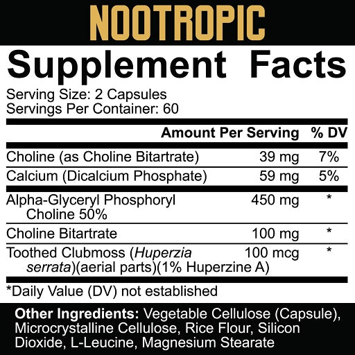 rich piana 5 nutrition nootropic 120 kapseln
