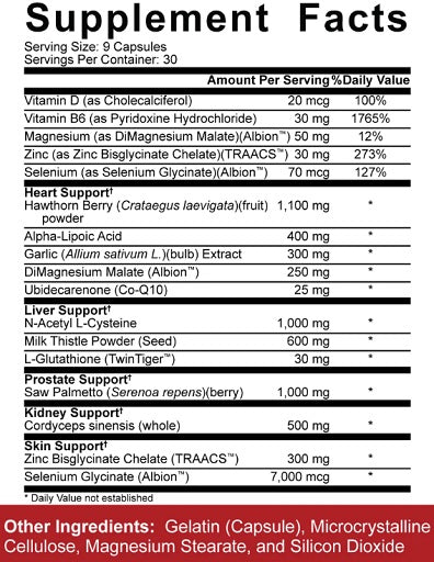 rich piana 5 nutrition liver organ defender 270 caps