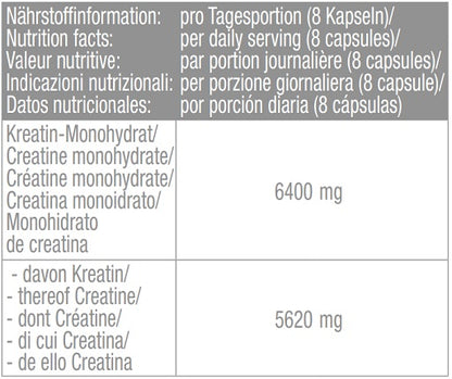 Body Attack 100 pure Creatine 240 Kapseln