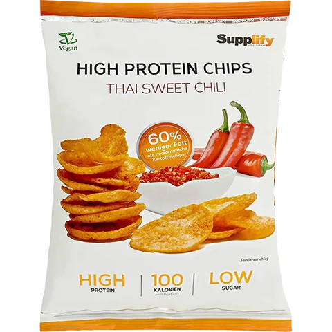 Supplify High Protein Chips 6 x 50g Thai Sweet Chili