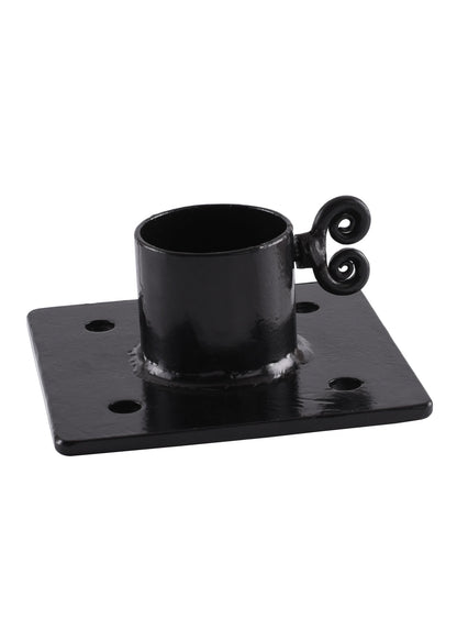 Zeltstangenfuß aus Eisen für 50mm Rundholz