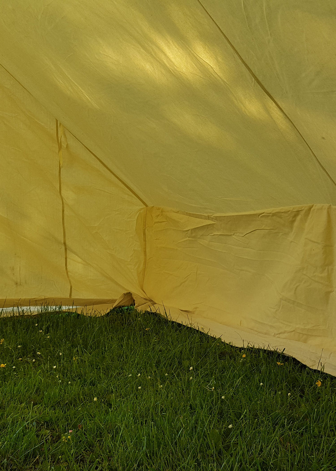 roemisches truppenzelt 3 x 3 m 350 gsm naturfarben