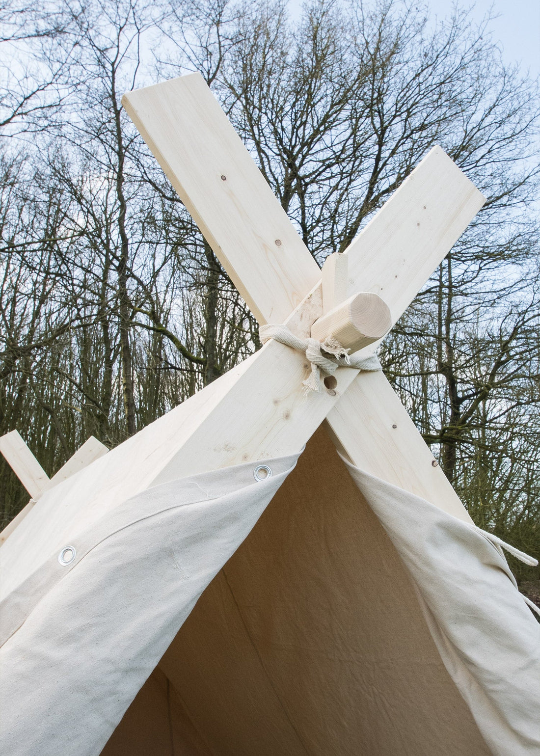 wikingerzelt 3 x 2 7 x 2 m 350 gsm naturfarben