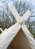 wikingerzelt 2 x 2 3 x 1 8 m 350 gsm naturfarben