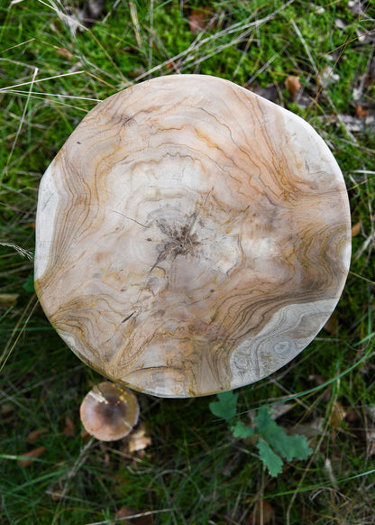 Rustikaler Holzhocker 31 cm – Ideal für Lager &amp; LARP
