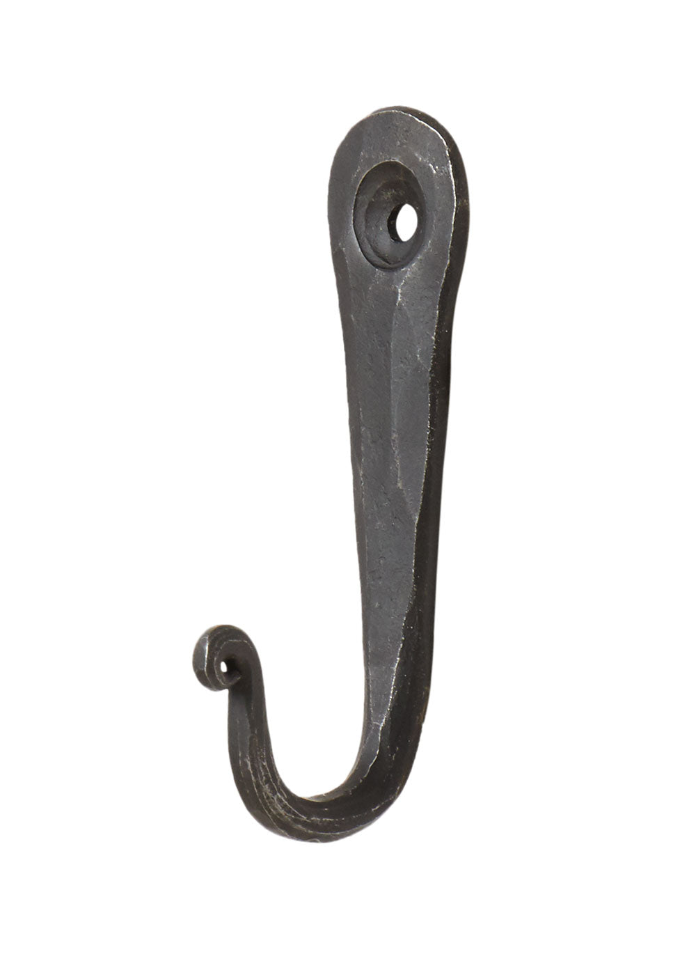 Rustikaler Wandhaken handgeschmiedet (9 cm)