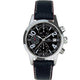 Chronograph Watch in Black & Silver