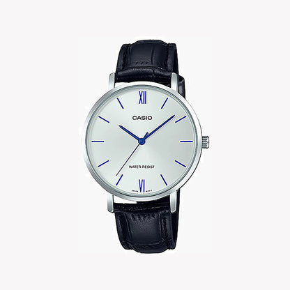 Casio Enticer Ladies Minimalist Leather Watch
