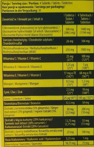 nuclear nutrition axis joint complex 120 tabletten 120 tabletten