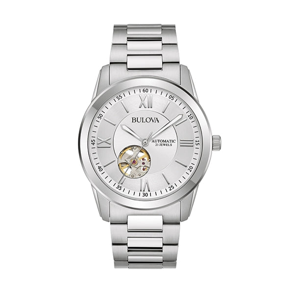 Bulova Classic Automatic Open Heart Herrenuhr