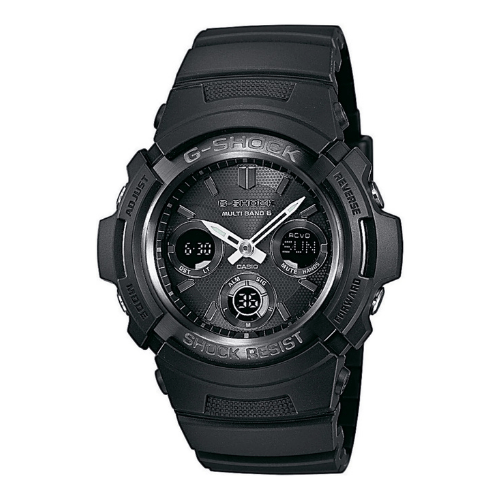 AWG M100B_Tough_SolarMulti_Band_6 CASIO AWG M100B 1AER G Shock Radio Controlled Solar Mens Watch 46mm 20 ATM