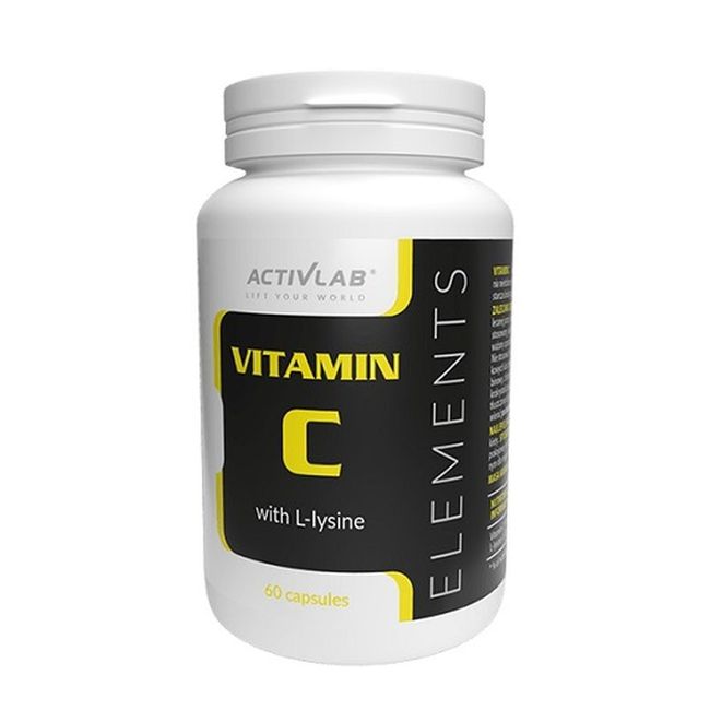 Activlab Elements Vitamin C mit LLysin 60 Kapseln