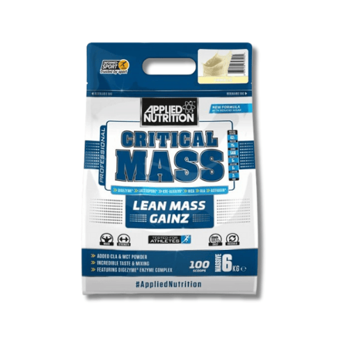 Applied Nutrition Critical Mass Professional weight gainer Blau weisse Verpackung