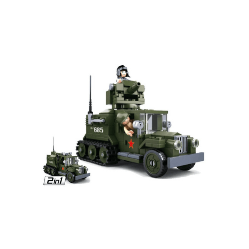 army wwii alliierter halbkettenfahrzeug 2in1