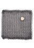 Kettenstück 20x20 cm: Brünierter Stahl, ID 8mm