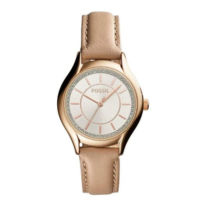 Fossil Daydreamer Rose Gold Tone Leather Watch