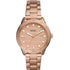 Fossil Dayle Three Hand Date Rose Gold Tone Stainless Steel Watch