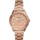 Dayle Three-Hand Date Rose Gold-Tone Stainless Steel Watch