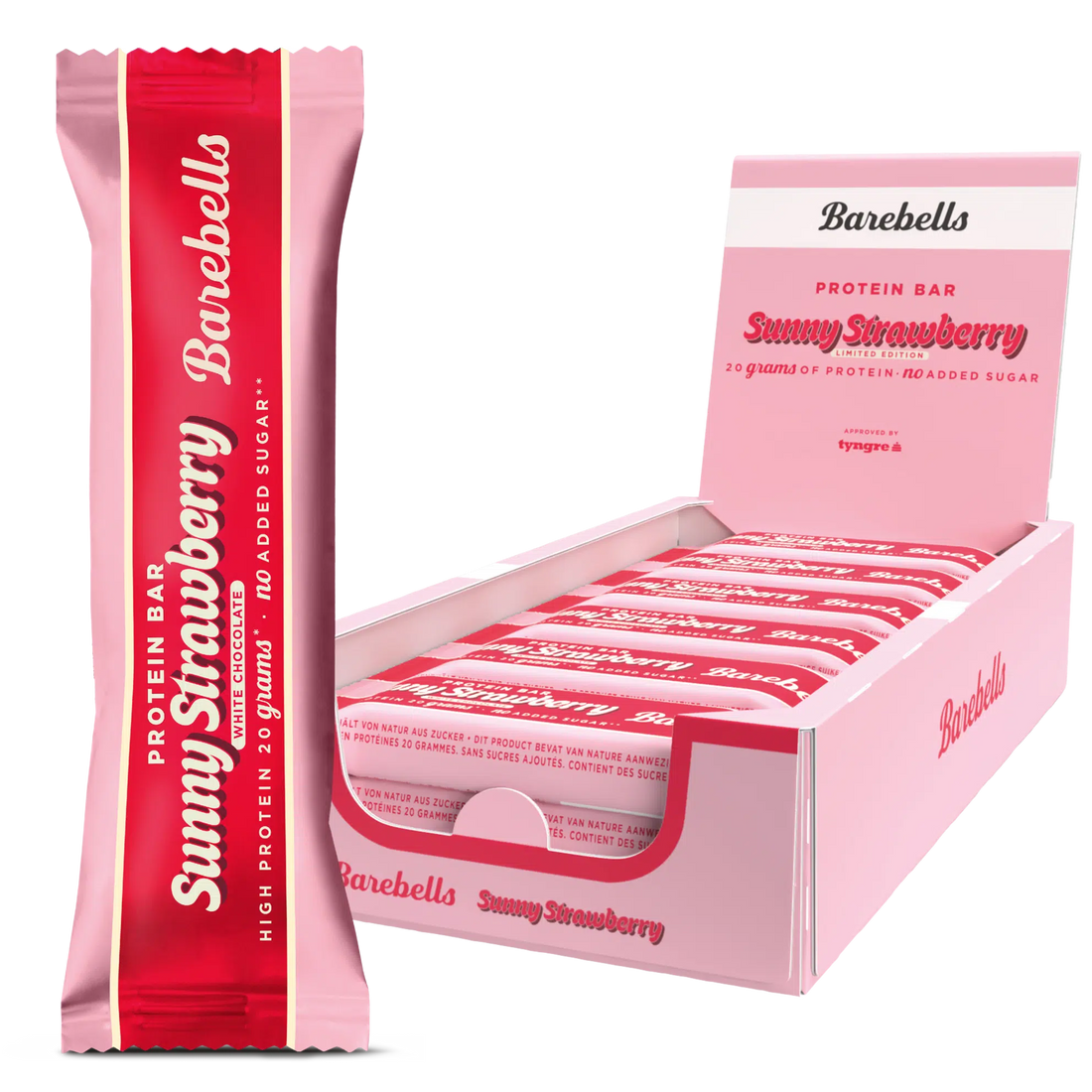 Barebells Protein Bars 12x 55g Sunny Strawberry