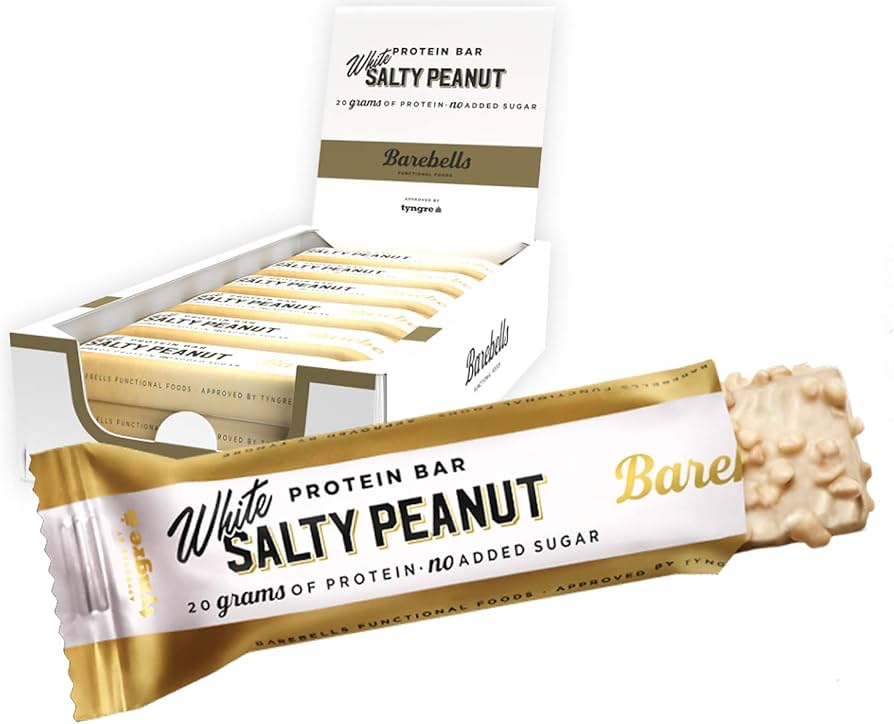 Barebells Protein Bars 12x 55g White Salty Peanut