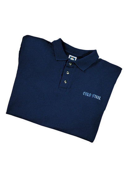 Cold Steel Polo Marineblau mit Tanto Stickerei