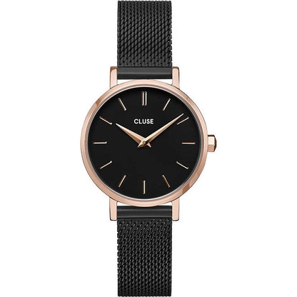 Cluse Boho Chic Petite Mesh Roségold/Schwarz