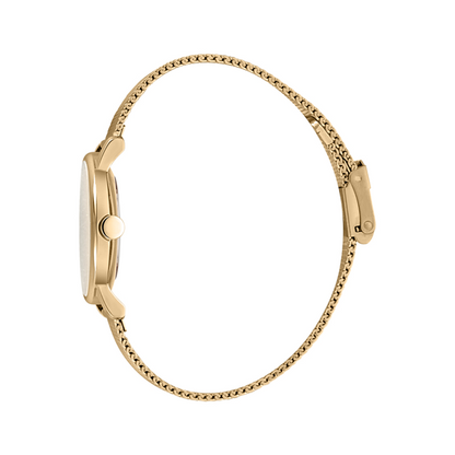 Damen Quarzuhr Gold