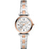 Fossil Carlie Three Hand Two Tone Stainless Steel Watch