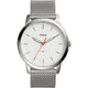 The Minimalist Slim Three-Hand Stainless Steel Mesh Watch