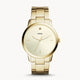 The Minimalist Three-Hand Gold-Tone Stainless Steel Watch