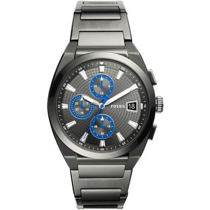 Fossil Everett Chronograph Smoke Stainless Steel Watch