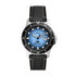 Fossil Blue Dive Three Hand Date Black Leather Watch