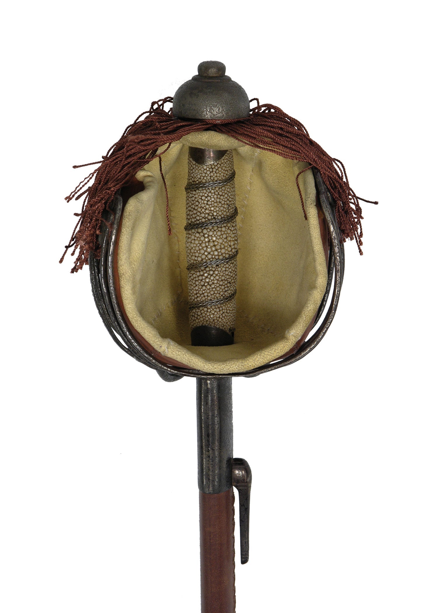 hanwei schottisches backsword mit korbgefaess antikversion