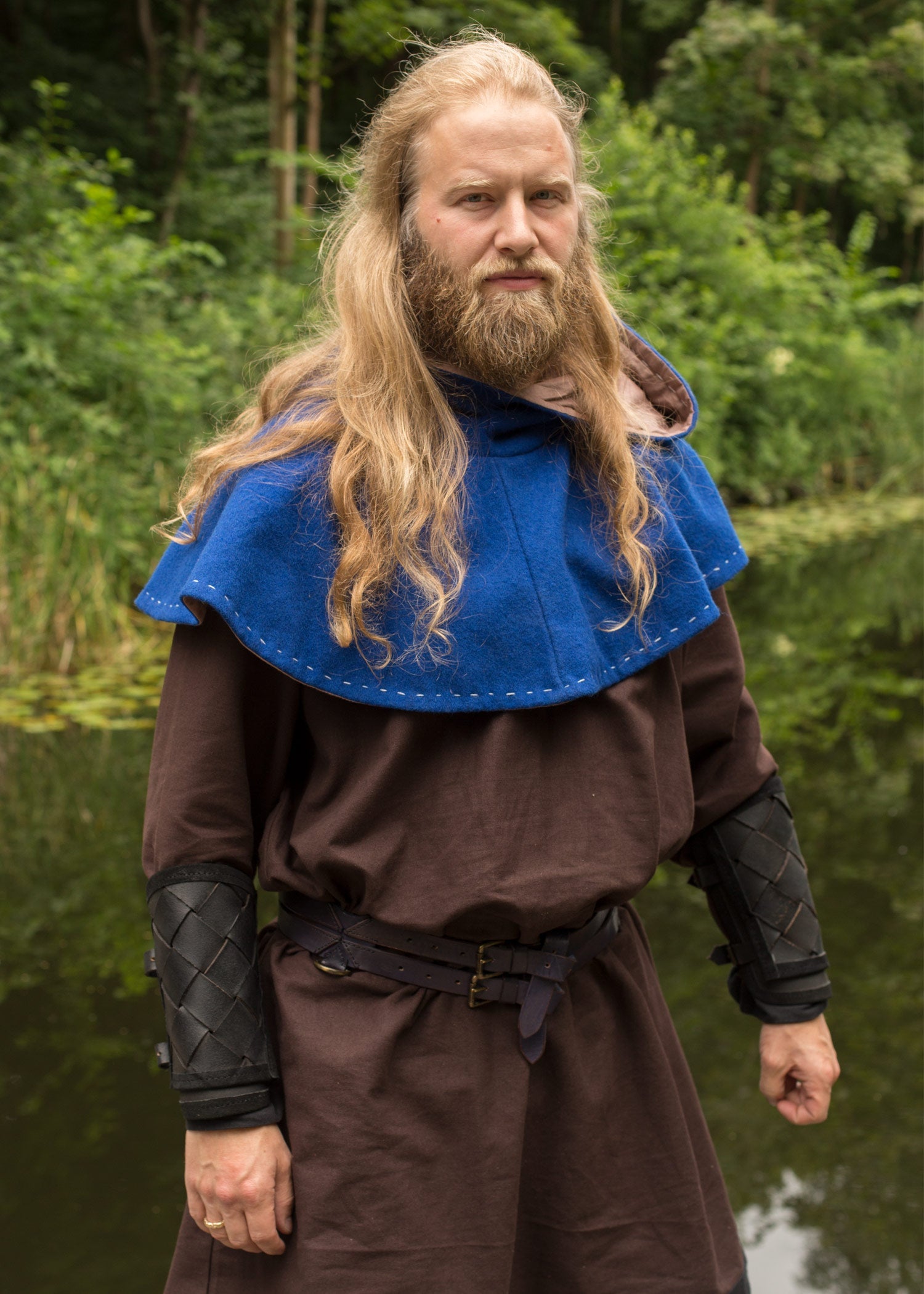 Wikinger Armschienen aus Leder