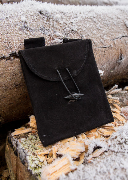 Kleine flache Leder Gürteltasche für Abenteurer