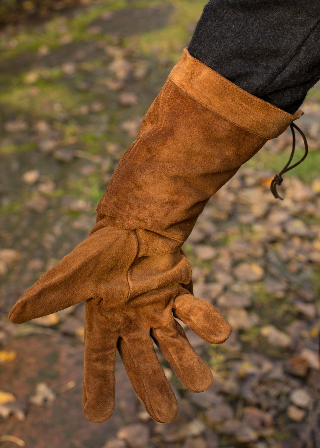 wildleder handschuhe braun